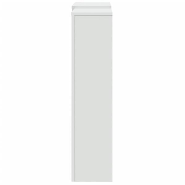 vidaXL Pokrov za radiator bel 205x21,5x83,5 cm inženirski les