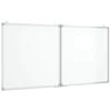vidaXL Magnetna tabla zložljiva 120x60x1,7 cm aluminij