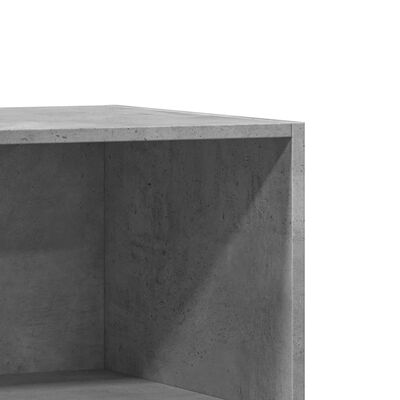 vidaXL Garderobna omara betonsko siva 77x48x102 cm inženirski les