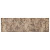 vidaXL Kuhinjska preproga Rjav beton 150 x 45 cm 100% poliamid Pralna