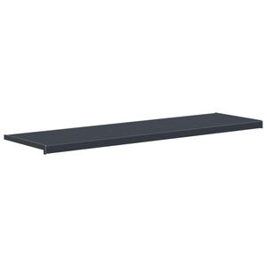 vidaXL Okenski nadstre&scaron;ek Antracit z lesnim vzorcem 140 x 45 x 4,5 cm