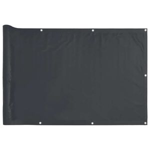 vidaXL Balkonsko platno za zasebnost antracitno 400x75 cm PVC