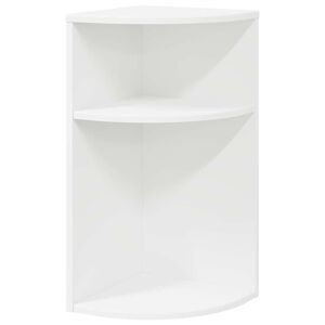 vidaXL Stranska miza 29,5 x 29,5 x 60 cm Inženirski les Bela