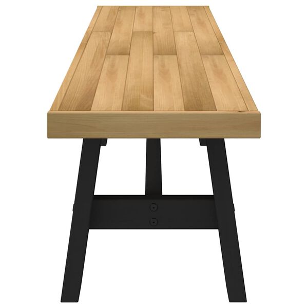 vidaXL Jedilna klop NOAIN 180x40x45 cm trdna borovina