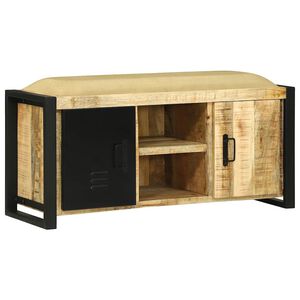 vidaXL Klubska omara Rjava 100 x 35 x 50 cm Trden mangov les