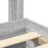 vidaXL Konstrukcija postelje Siva Sonoma 140 x 200 cm Konstruiran les