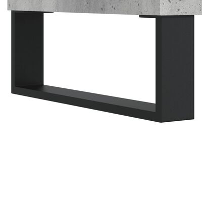 vidaXL Nočna omarica betonsko siva 40x35x47,5 cm inženirski les