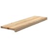 vidaXL Podloge za stopnice 16 kosov 90x30x2 cm trdna hrastovina