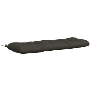 vidaXL Blazina za klop VIANEN 100% poliester Antracit 100 x 40 x 12 cm