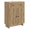 vidaXL Strani &scaron;al Artisan hrast 66 x 34,5 x 90 cm Inženirski les