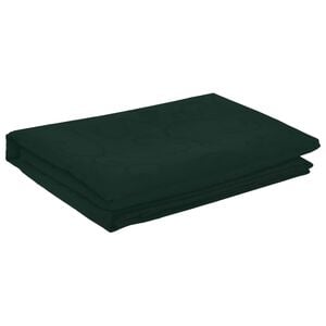 vidaXL Klobučevina za mizo Kvadrat Temno zelena 90 x 90 cm