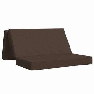 vidaXL Zložljiv kavč postelja 140 x 67 x 45 cm Taupe