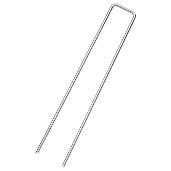 vidaXL Talni klin v obliki črke U 50 kosov 20x3,5 cm pocinkano jeklo