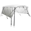 vidaXL Bimini tenda s 4 loki in stranicami 243x(230-244)x137 cm
