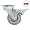 vidaXL Gibljiva kolesa 16 kosov 50 mm