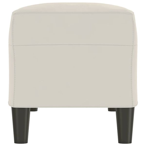 vidaXL Klop krem 100x35x41 cm žamet