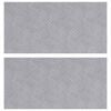 vidaXL Stopnice 2 kos 50 x 25 cm srebrna Aluminij Pravokotna