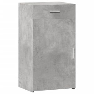 vidaXL Komoda betonsko siva 50x42,5x93 cm inženirski les