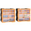 vidaXL Organizatorji z 12 predali 2 kosa 26,5x16x26 cm
