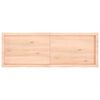 vidaXL Mizna plo&scaron;ča 140x50x(2-6) cm neobdelana hrastovina naraven rob