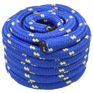 vidaXL Rop za čoln 4 mm 5 m Modra