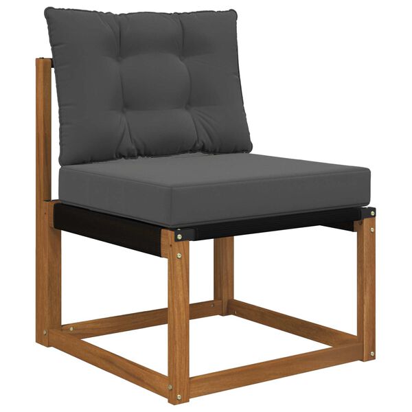 vidaXL Zunanja blazina za kavč 2 pcs Antracit Poliester