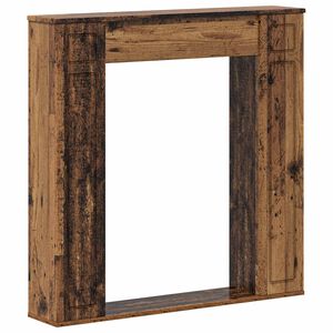 vidaXL Okvir kamina Star les 100 x 20 x 100 cm Inženirski les