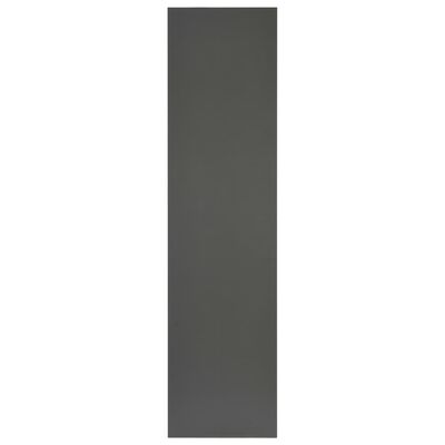 vidaXL Kopalniško pohištvo sive barve 160x40x16,3 cm