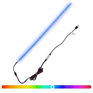 vidaXL LED trak 55 cm večbarvno PVC