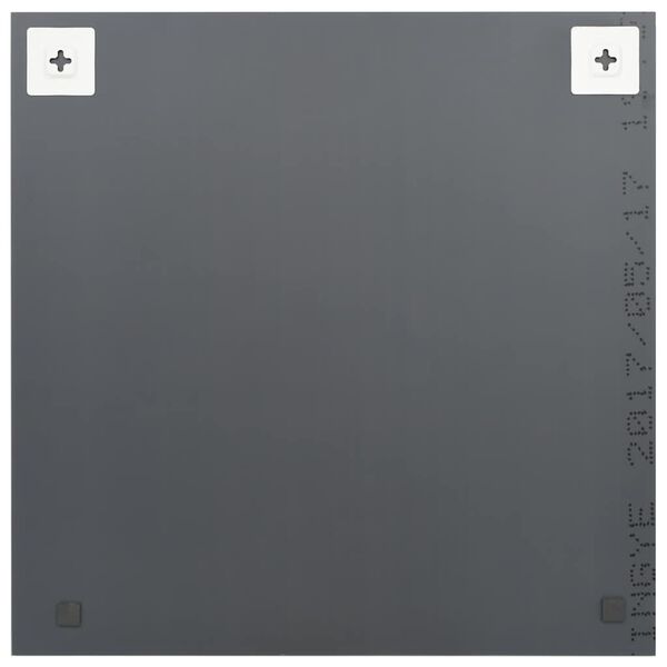 vidaXL Stensko ogledalo 50x50 cm kvadratno steklo