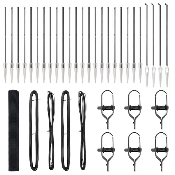 vidaXL Steber ograje. Siva 50 x 1,2 m (19 x 19 mm mreža) Jeklo in PVC