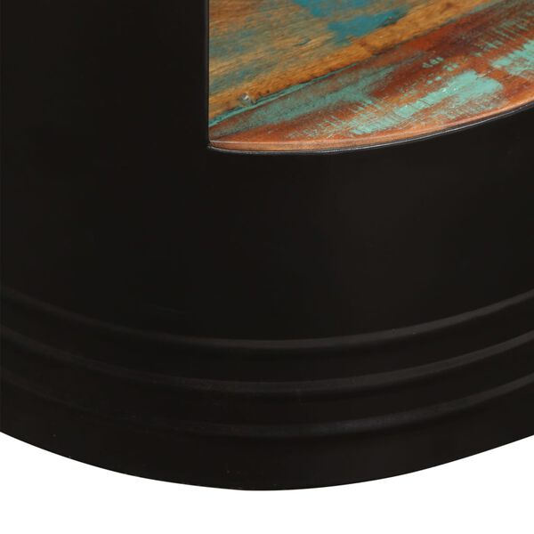 vidaXL Klubska mizica 43x55 cm trden predelan les