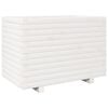 vidaXL Vrtno cvetlično korito belo 70x40x49,5 cm trdna borovina