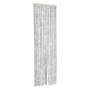 vidaXL Zavesa proti mrčesu siva 56x185 cm &scaron;enilja