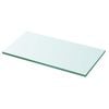 vidaXL Polica Prosojno Steklo 30x12 cm