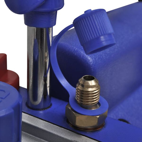 vidaXL Vakuumska komora z enostopenjsko črpalko 5,5 L