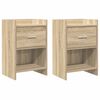 vidaXL Posteljne mize 2 kos Sonoma hrast 40 x 30 x 60 cm