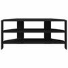 vidaXL KotnaTVomara Črna 102x40,5x45cm Konstruiran les