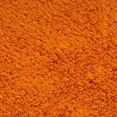 vidaXL Kopalniške preproge 2 kosa blago oranžne barve