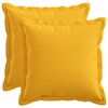 vidaXL Prevleka za blazino 2 kos HOUTEN Svetlo rumena 30 x 30 cm