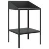 vidaXL Stojalo za rastline antracit 56,5x54,5x100 cm pocinkano jeklo