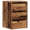 vidaXL Kotni predalnik starinski les 40x41x58 cm inženirski les