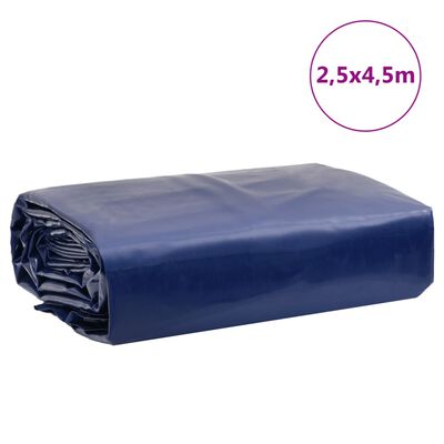 vidaXL Ponjava modra 2,5x4,5 m 650 g/m²