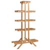 vidaXL Stojalo za rastilne 83x25x142 cm les jelke