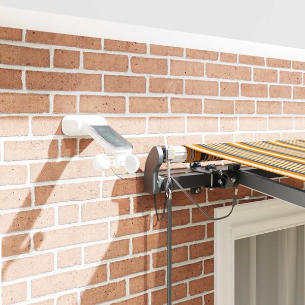 vidaXL Retraktilna tenda z večbarvno 300 x 250 cm blago