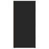 vidaXL Komoda črna 40x33x70 cm inženirski les