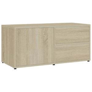 vidaXL TV omarica sonoma hrast 80x34x36 cm iverna plo&scaron;ča
