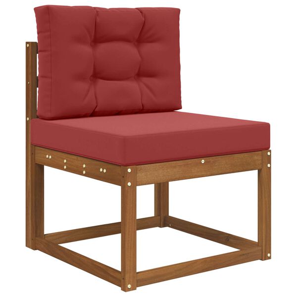 vidaXL Zunanja blazina za kavč 2 pcs vinsko rdeča Poliester