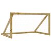 vidaXL Nogometni gol z mrežo 160x80x100 cm impregnirana borovina