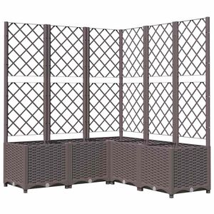 vidaXL Vrt Rjava 120 x 120 x 136 cm